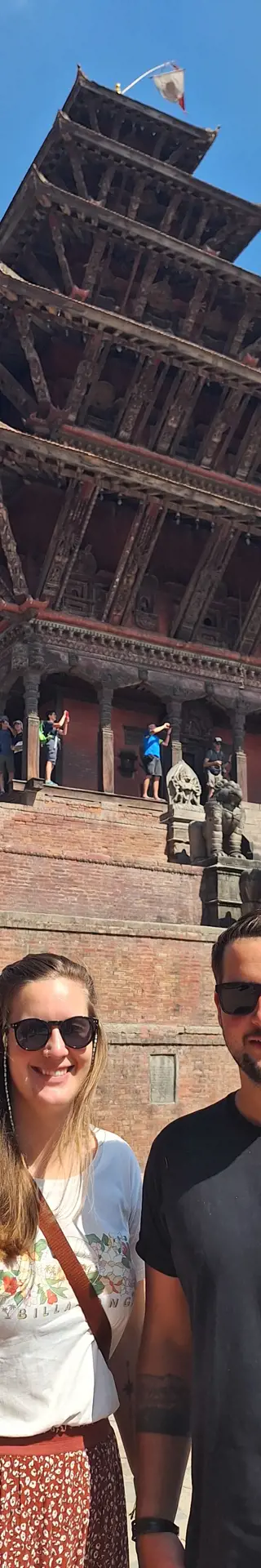 Holprige Fahrt nach Bhaktapur